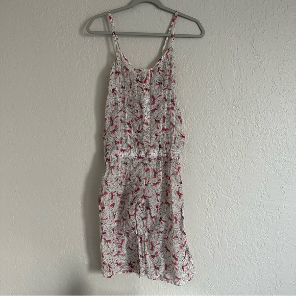 Moschino NWT Silk Cotton Blend Pink Bow Print Wide Leg Sleep Jump Suit - Picture 2 of 11